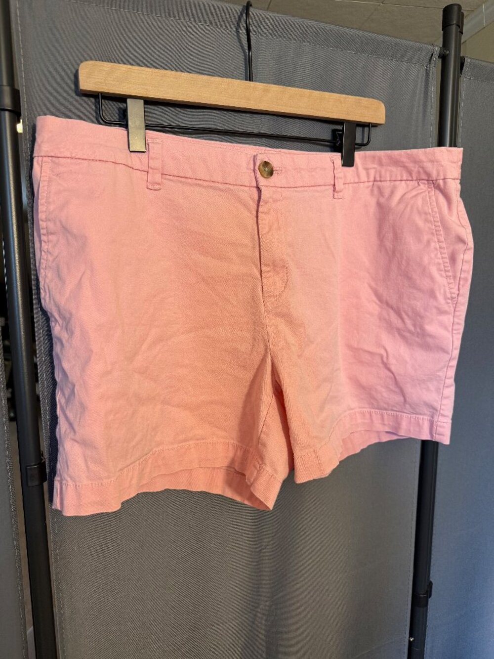 Faded Glory Pink Chino Short Size 16 Cotton Deep Pockets